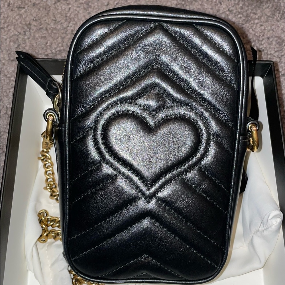 (GUCCI) GG MARMONT MINI BAG - Picture 7 of 7